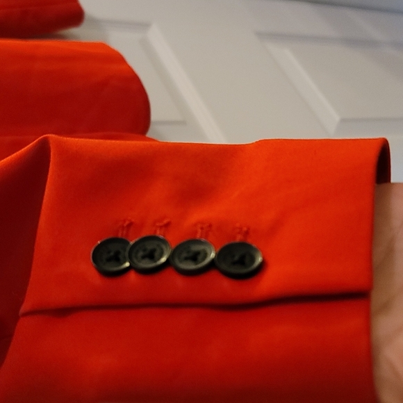 Express One Button Red Blazer size 8 EC - Picture 7 of 12